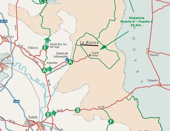 Semesterbostad Casa Junto Al Parque Natural De Bardenas